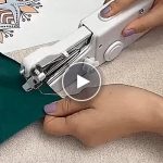 Kis kézi varrógép – video