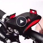 Kerékpár lámpa telefontartóval és töltővel – video