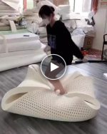 Prémium latex matrac ergonomikus testtartással – video