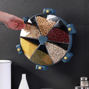 Falra szerelhető forgó ételtálca