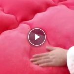Bolyhos bársonytakaró meleg gyapjúval – video