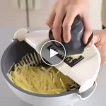 Zöldségszeletelő 9in1 csepegtető tálcával – video