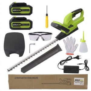 AKU BRIXON sövénynyíró + 2 db akkumulátor