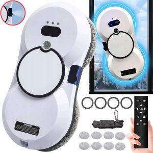 3 az 1-ben robot ablaktisztító automatikus vízpermetezéssel – intelligens, távirányítású
