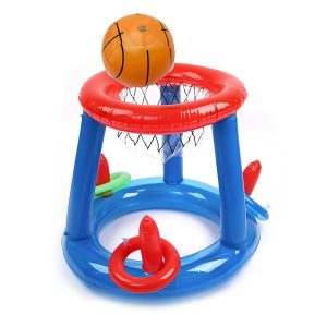 Felfújható kosárlabda-kosár medencéhez