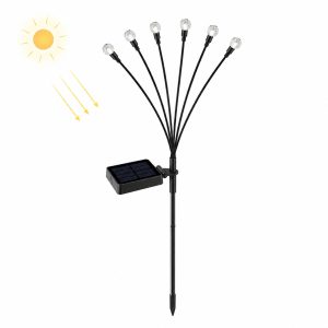 Napelemes LED-lámpák (6 izzóval)