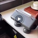 Praktikus, tapadókorongokkal ellátott csöpögésgátló szervező a mosogatóhoz – video